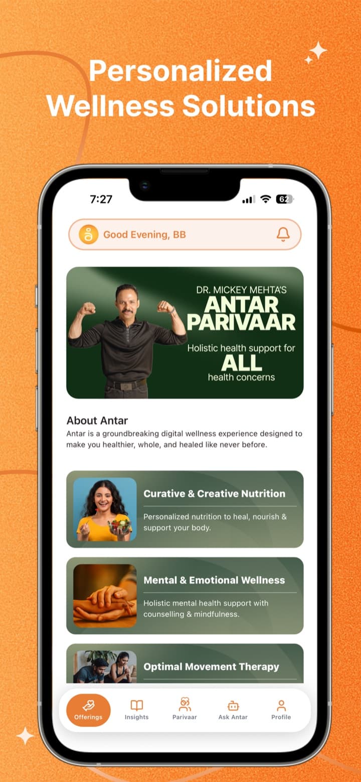 Antar live session schedule and webinar